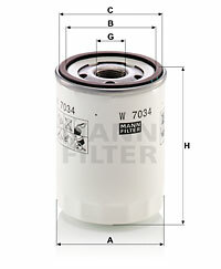 Olejový filter MANN-FILTER